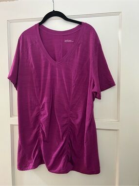 Zella t-shirt, purple, 3X